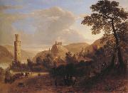 Asher Brown Durand Oberwesel on the Rhine oil on canvas